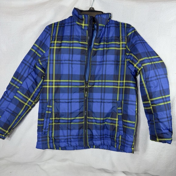 Mountain And Isles Other - Mountain Xpedition Boys Coat Jacket Blue Plaid‎ Puffer Size XL 14/16